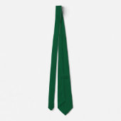 Dark Kelly Green Necktie Krawatte (Rückseite)