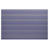 Dark Khaki & Blue Colored Stripes Muster Stoff (Yard (91,4 cm))