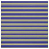 Dark Khaki & Blue Colored Stripes Muster Stoff (Muster)