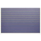 Dark Khaki & Blue Colored Stripes Muster Stoff (Fat Quarter (45,7 x 55,9 cm))