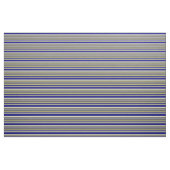 Dark Khaki, Dim Gray, Blass Goldenrod & Blue Lines Stoff (Fat Quarter (45,7 x 55,9 cm))