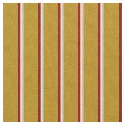 Dark Khaki, Tan, Maroon und Dunkle Goldenrod Lines Stoff (Nahaufnahme)