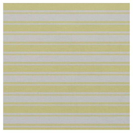 Dark Khaki und Graufarbene Linien Muster Stoff (Nahaufnahme)