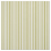 Dark Khaki & White Lines Muster Stoff (Muster)