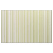 Dark Khaki & White Lines Muster Stoff (Fat Quarter (45,7 x 55,9 cm))