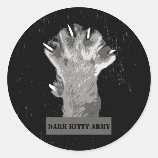 Dark Kitty Army Stickers (Vorderseite)