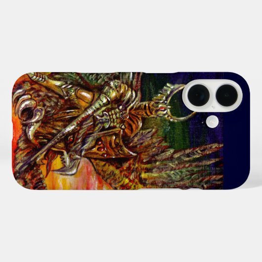 DARK KNIGHT Fantasy Case-Mate iPhone Hülle (Rückseite (Horizontal))