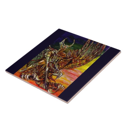 DARK KNIGHT Fantasy Fliese (Seite)