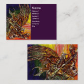 DARK KNIGHT Lila Visitenkarte (Vorne/Hinten)