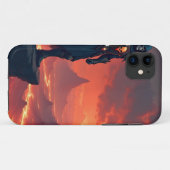 Dark Knight of Flame Case-Mate iPhone Hülle (Rückseite (Horizontal))