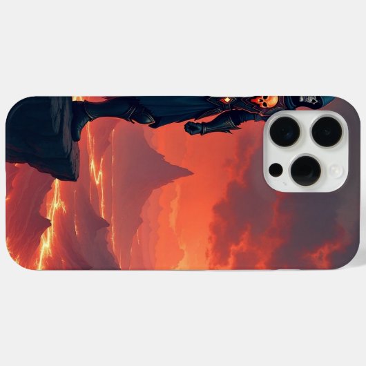 Dark Knight of Flame Case-Mate iPhone Hülle (Rückseite (Horizontal))