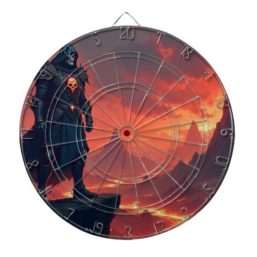 Dark Knight of Flame Dartscheibe (vorne)