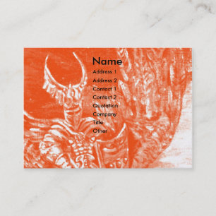 DARK KNIGHT Pearl Paper Visitenkarte