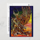 DARK KNIGHT POSTKARTE (Vorne/Hinten)