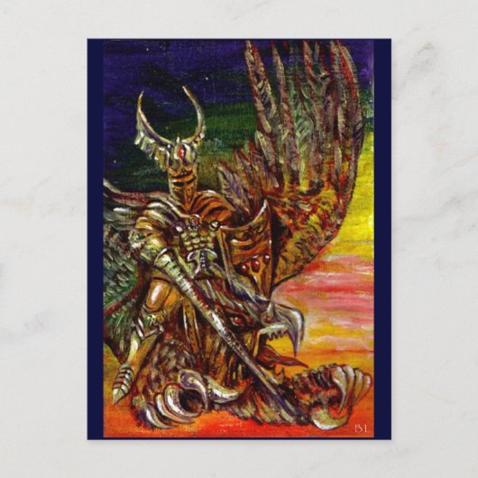 DARK KNIGHT POSTKARTE (Vorderseite)