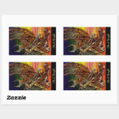 Dark Knight Rechteckiger Aufkleber (Blatt)