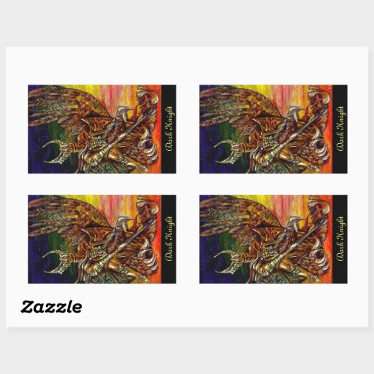 Dark Knight Rechteckiger Aufkleber (Blatt)