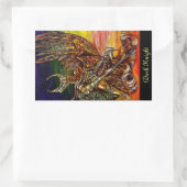 Dark Knight Rechteckiger Aufkleber (Tasche)