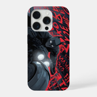 Dark Knight Superhero Phone Case – Minimal Black  iPhone 15 Pro Hülle