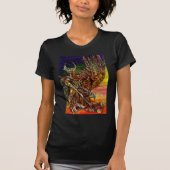 DARK KNIGHT UND DRAGON Fantasy T-Shirt (Vorderseite)