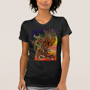 DARK KNIGHT UND DRAGON Fantasy T-Shirt