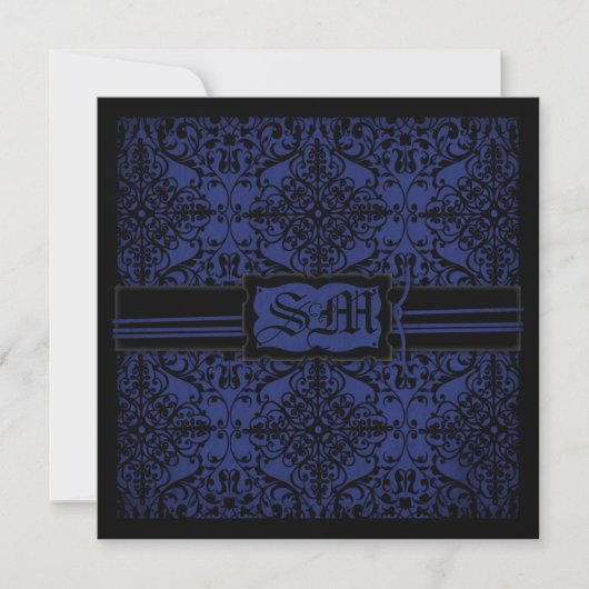 Dark Knight Wedding Invite Square Einladung (Vorderseite)