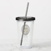Dark Knights Logo Acrylic Tumbler Acryltrinkbecher (Rückseite)