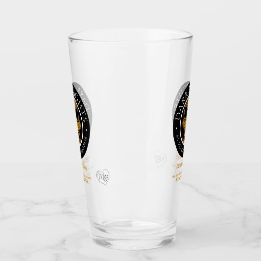 Dark Knights Logo Glass Glas (Links)