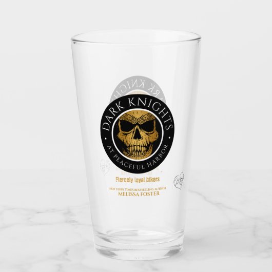Dark Knights Logo Glass Glas (Vorderseite)