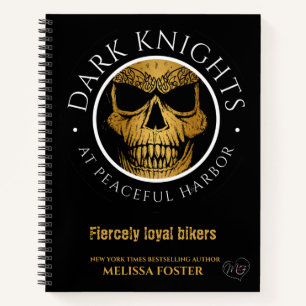 Dark Knights Logo-Notebook - 8,5 Zoll x 11 Zoll Notizblock