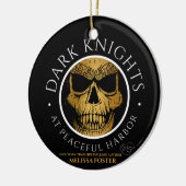 Dark Knights Logo-Ornament Keramik Ornament (Links)