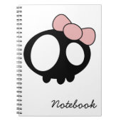 Dark Lady Notebook Notizblock (Vorderseite)