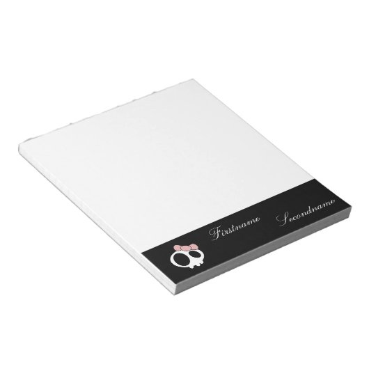 Dark Lady Notepad Notizblock (angewinkelt)