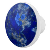 Dark Lapis Lazuli Pattern Keramikknauf (Rechts)