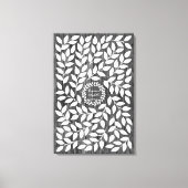 Dark Laurel - 150 Signature Leinwand Guest Book (Vorderseite)