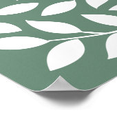 Dark Laurel - 250 Signature Guest Book Alternative Poster (Ecke)