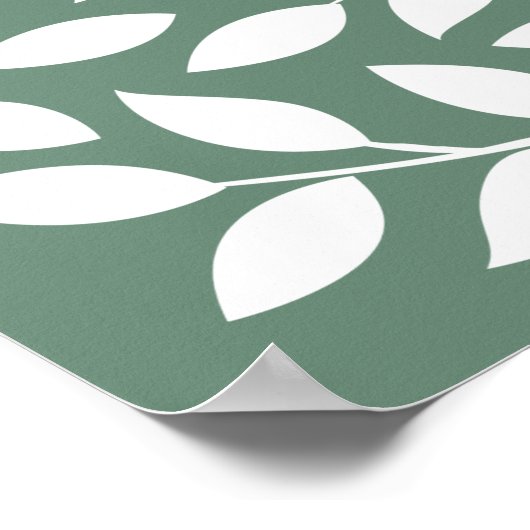 Dark Laurel - 250 Signature Guest Book Alternative Poster (Ecke)