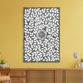 Dark Laurel - 250 Signature Leinwand Guest Book (Insitu (Wohnzimmer))