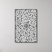 Dark Laurel - 250 Signature Leinwand Guest Book (Vorderseite)
