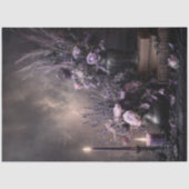 Dark Lavender Floral Bouquet for Decoupage Seidenpapier (Vorderseite)