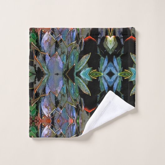 Dark Lavender Pattern Set (Waschlappen)