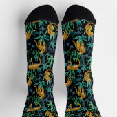 Dark Leopard Jungle Socken (Oben)