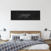 Dark Leopard Salayexe Leinwanddruck (Insitu (Schlafzimmer))