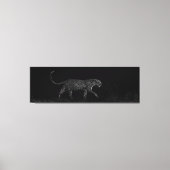 Dark Leopard Salayexe Leinwanddruck (Vorderseite)
