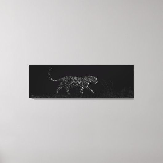 Dark Leopard Salayexe Leinwanddruck (Vorderseite)