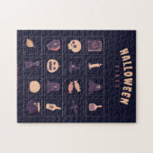 Dark Lila Christmas Bingo Jigsaw Puzzle (Horizontal)