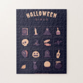 Dark Lila Christmas Bingo Jigsaw Puzzle (Vertikal)