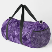 DARK LILA DIAMOND TEXTURE SIEHT AUS DUFFLE BAG (Rechte Ecke)