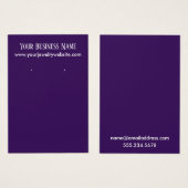 Dark Lila Earring Display Cards (Vorne & Hinten)
