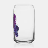 Dark Lila Iris Bloom Floral Dosenglas (Links)